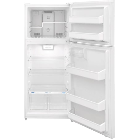 Frigidaire Frigidaire 17.6 Cu. Ft. Top Freezer Refrigerator with Auto-Defrost and Reversible Door, White FFHT1822UW